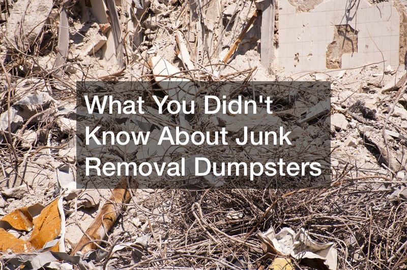 What You Didnt Know About Junk Removal Dumpsters