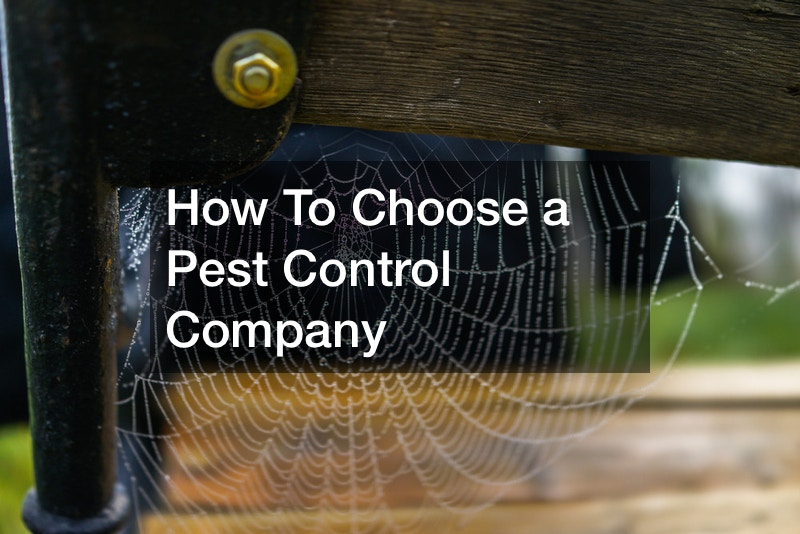 How To Choose a Pest Control Company