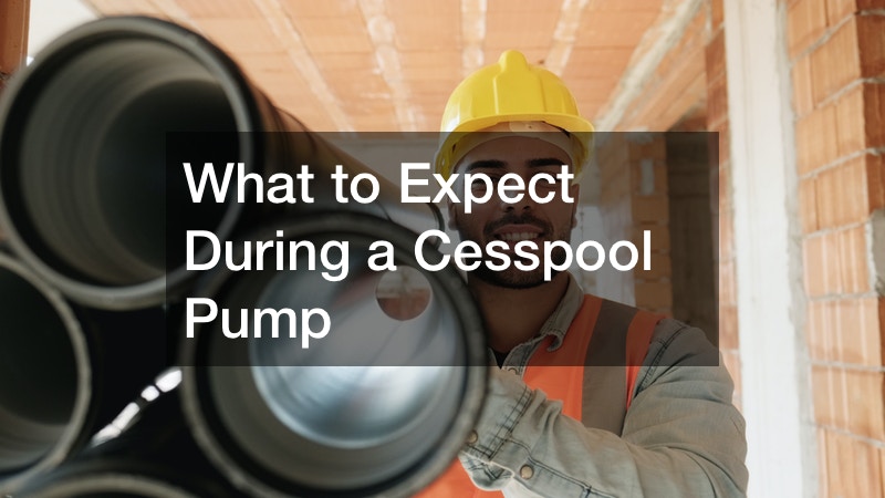 What to Expect During a Cesspool Pump