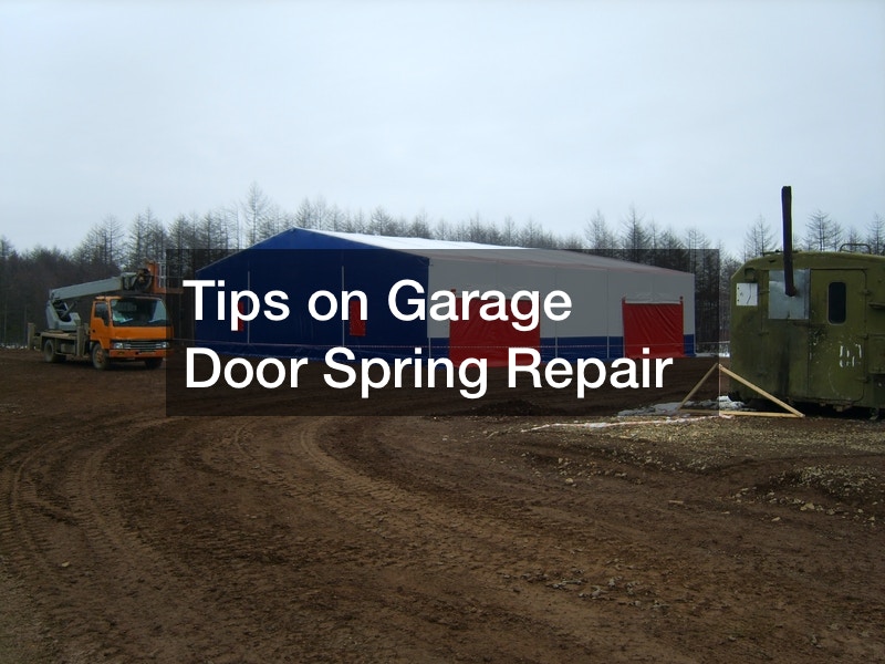 Tips on Garage Door Spring Repair