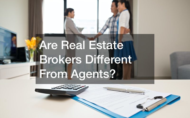Are Real Estate Brokers Different From Agents?