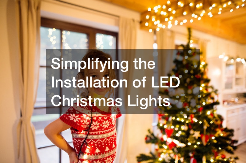 Simplifying the Installation of LED Christmas Lights